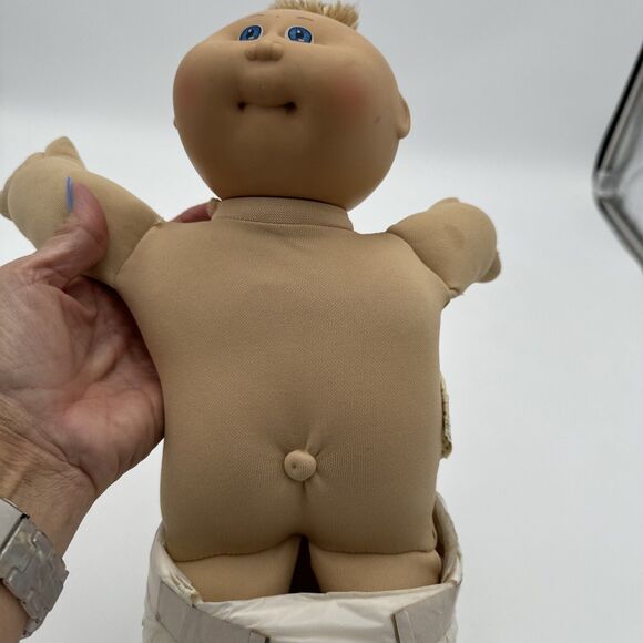 1985 Preemies Cabbage Patch Kid Doll Blue Eyes Blue Signature Factory CPK - Picture 12 of 16